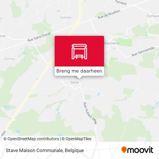 Stave Maison Communale kaart