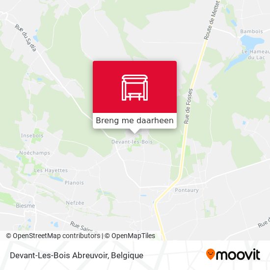 Devant-Les-Bois Abreuvoir kaart