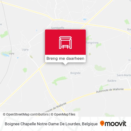 Boignee Chapelle Notre-Dame De Lourdes kaart
