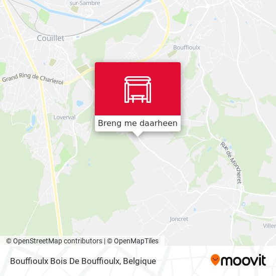 Bouffioulx Bois De Bouffioulx kaart