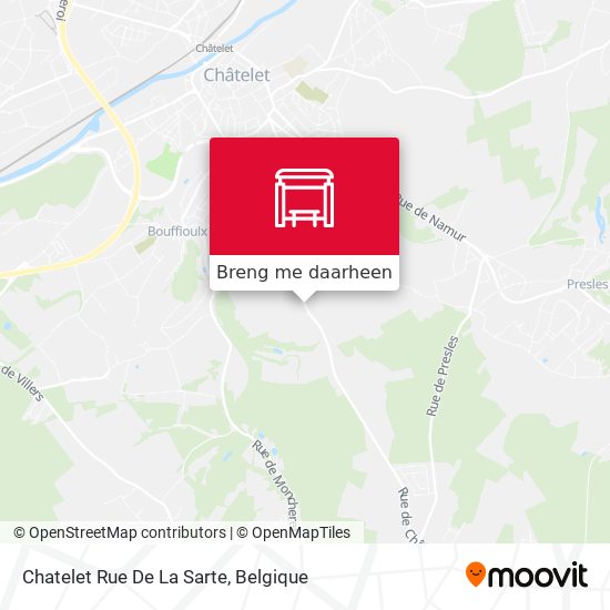 Chatelet Rue De La Sarte kaart
