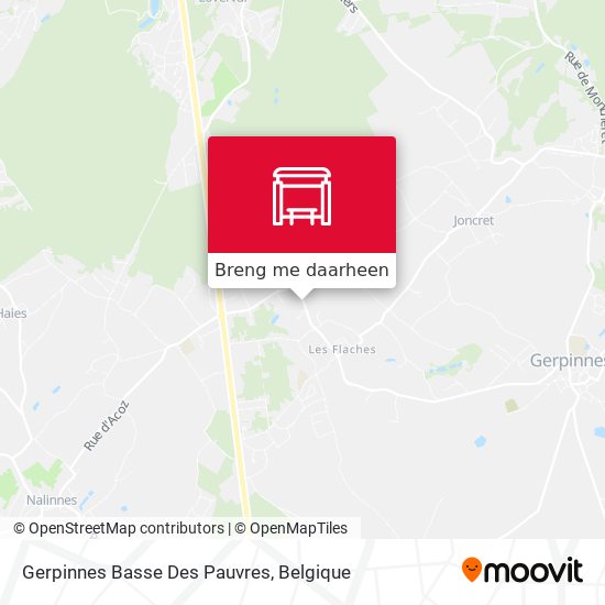 Gerpinnes Basse Des Pauvres kaart