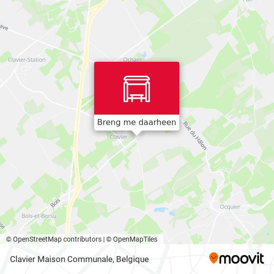 Clavier Maison Communale kaart