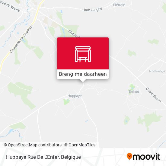 Huppaye Rue De L'Enfer kaart