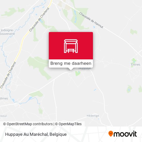Huppaye Au Maréchal kaart