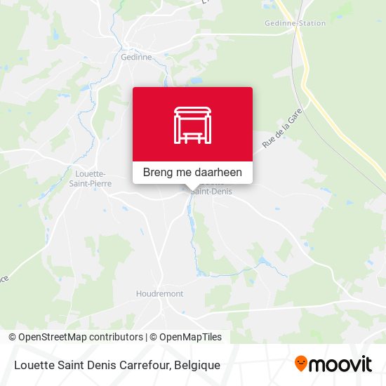 Louette Saint Denis Carrefour kaart