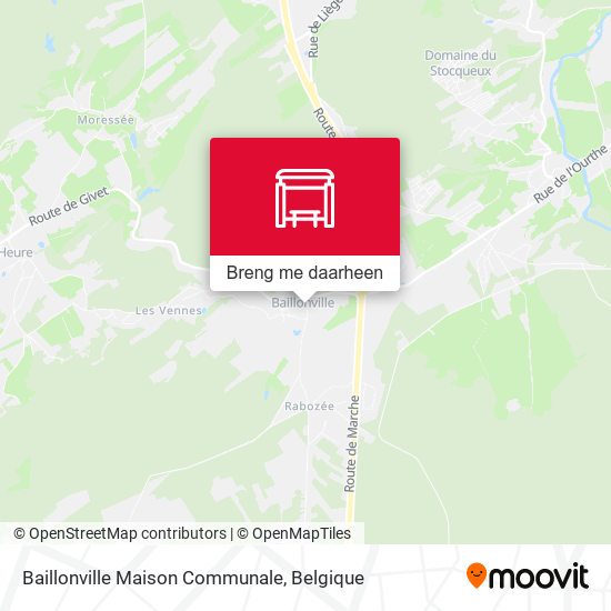 Baillonville Maison Communale kaart