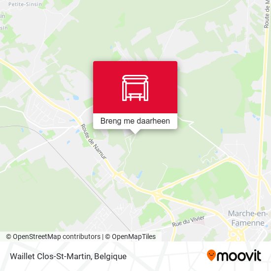 Waillet Clos-St-Martin kaart