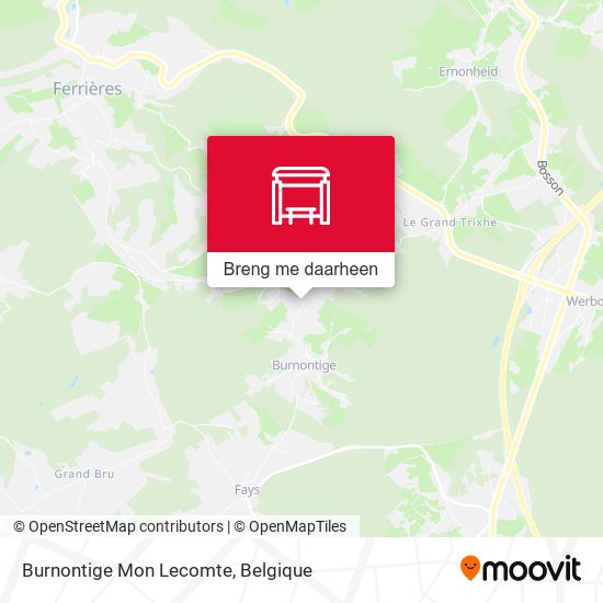 Burnontige Mon Lecomte kaart