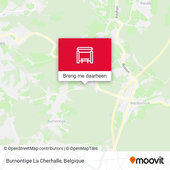 Burnontige La Cherhalle kaart