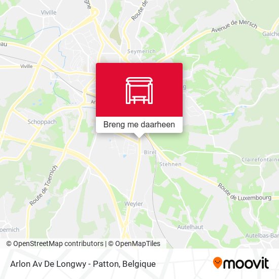 Arlon Av De Longwy - Patton kaart