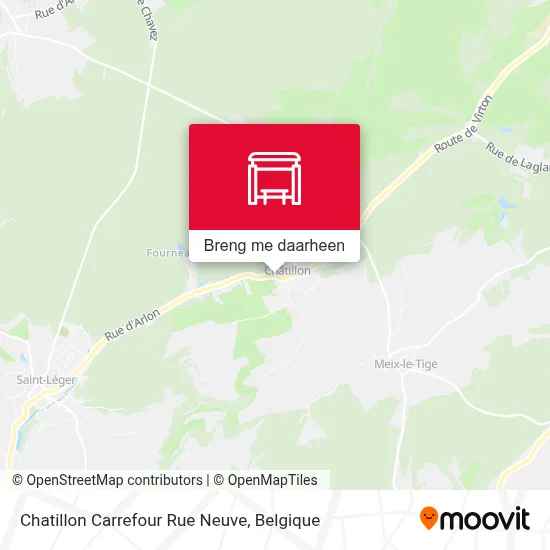 Chatillon Carrefour Rue Neuve kaart