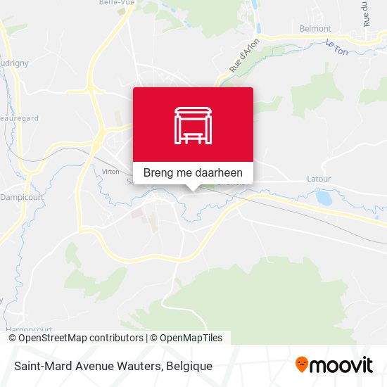Saint-Mard Avenue Wauters kaart