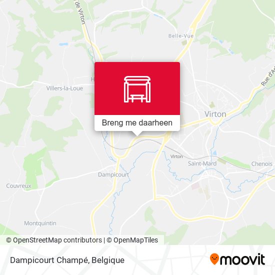 Dampicourt Champé kaart
