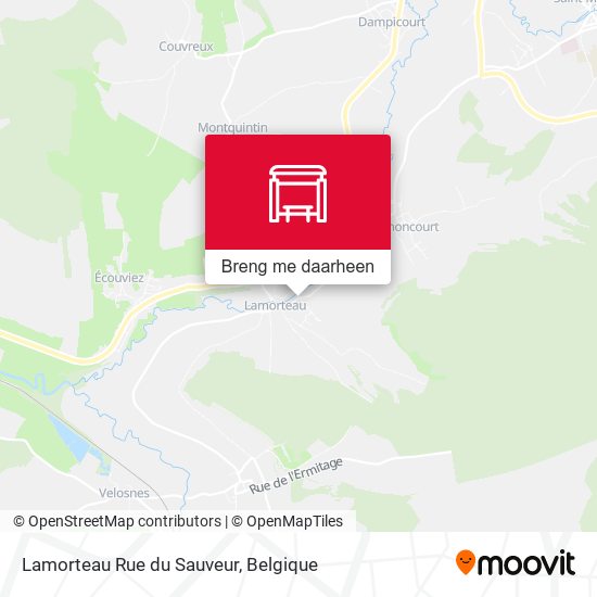 Lamorteau Rue du Sauveur kaart