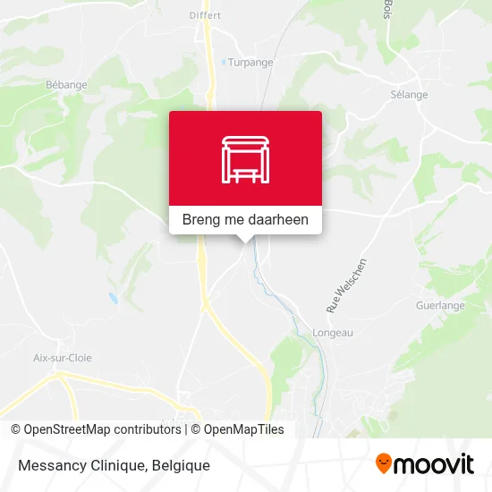 Messancy Clinique kaart