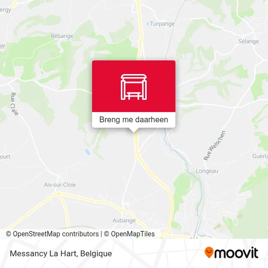 Messancy La Hart kaart