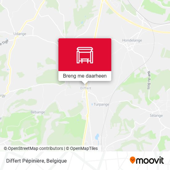 Differt Pépinière kaart