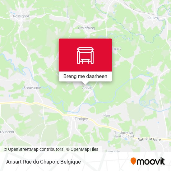 Ansart Rue du Chapon kaart