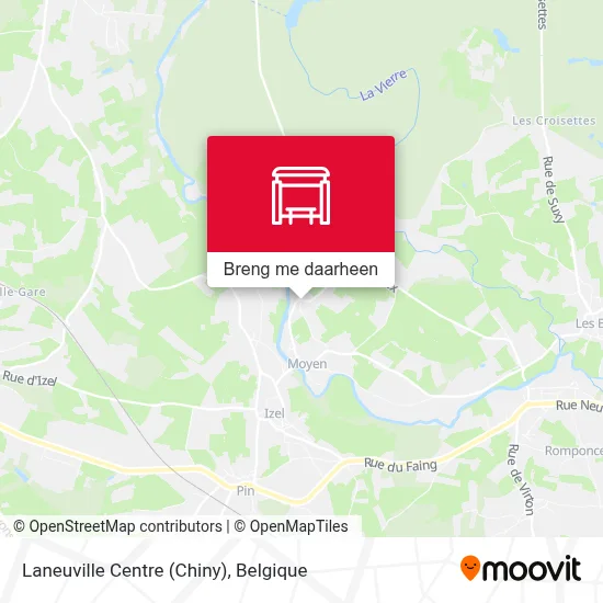 Laneuville Centre (Chiny) kaart