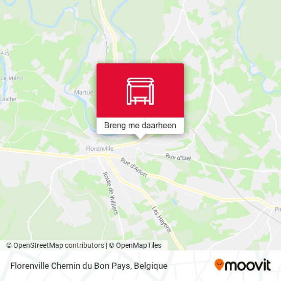 Florenville Chemin du Bon Pays kaart