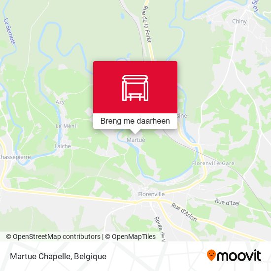 Martue Chapelle kaart