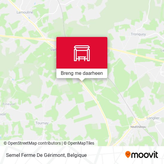 Semel Ferme De Gérimont kaart
