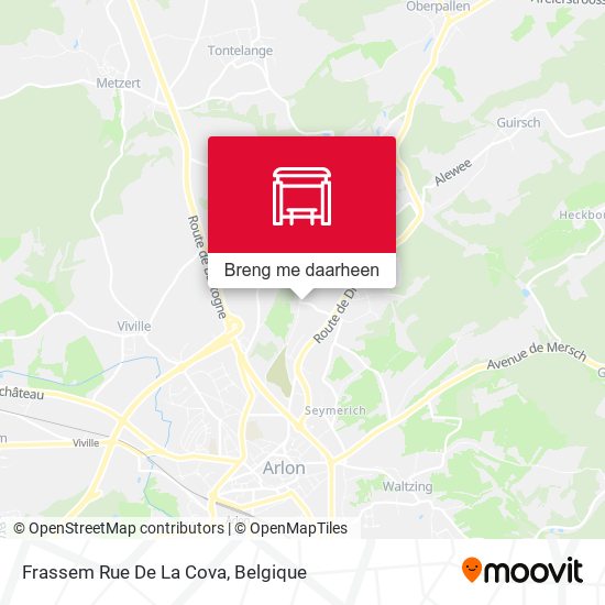 Frassem Rue De La Cova kaart