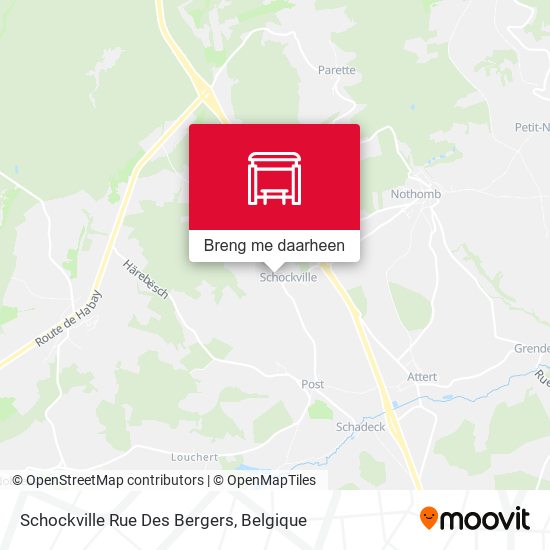 Schockville Rue Des Bergers kaart