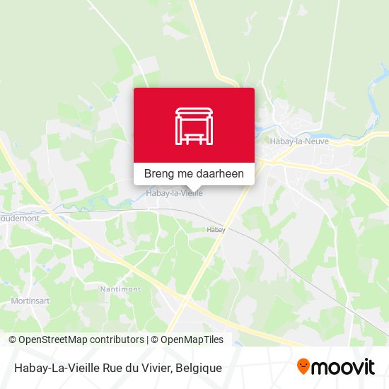 Habay-La-Vieille Rue du Vivier kaart