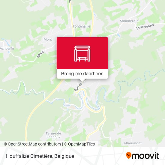Houffalize Cimetière kaart