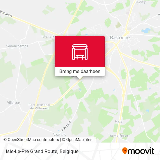 Isle-Le-Pre Grand Route kaart