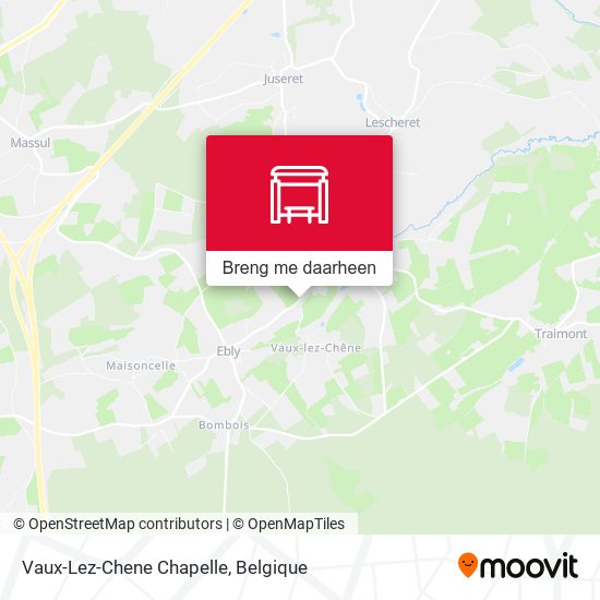 Vaux-Lez-Chene Chapelle kaart