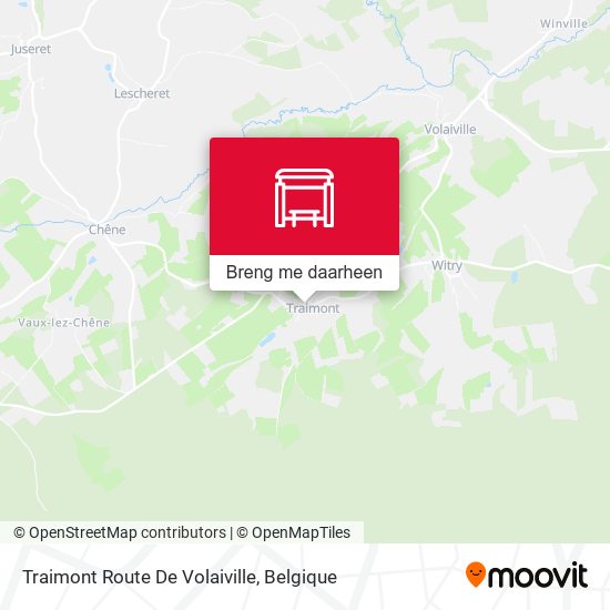Traimont Route De Volaiville kaart
