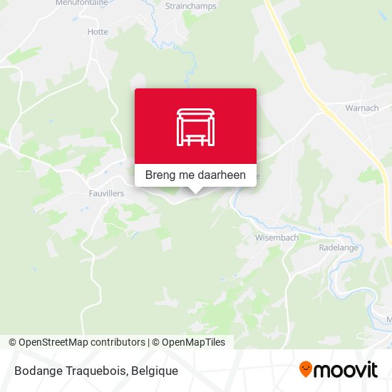 Bodange Traquebois kaart