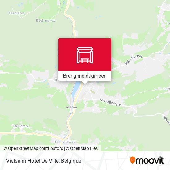 Vielsalm Hôtel De Ville kaart