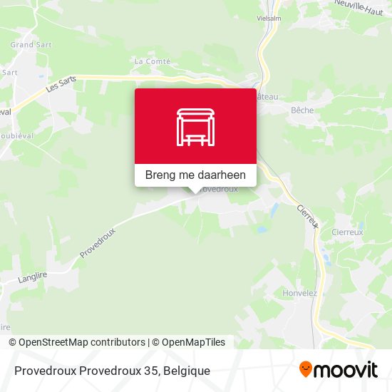 Provedroux Provedroux 35 kaart