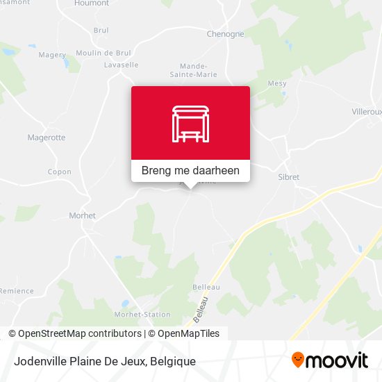 Jodenville Plaine De Jeux kaart