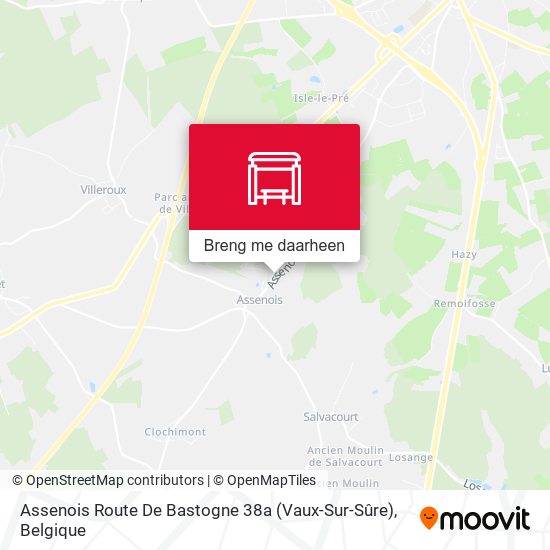 Assenois Route De Bastogne 38a (Vaux-Sur-Sûre) kaart