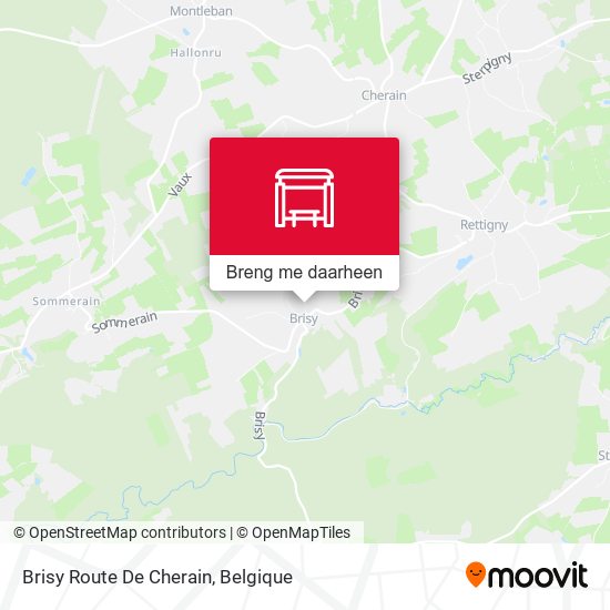 Brisy Route De Cherain kaart