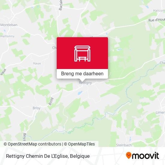 Rettigny Chemin De L'Eglise kaart