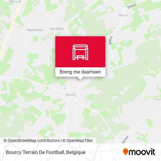 Bourcy Terrain De Football kaart