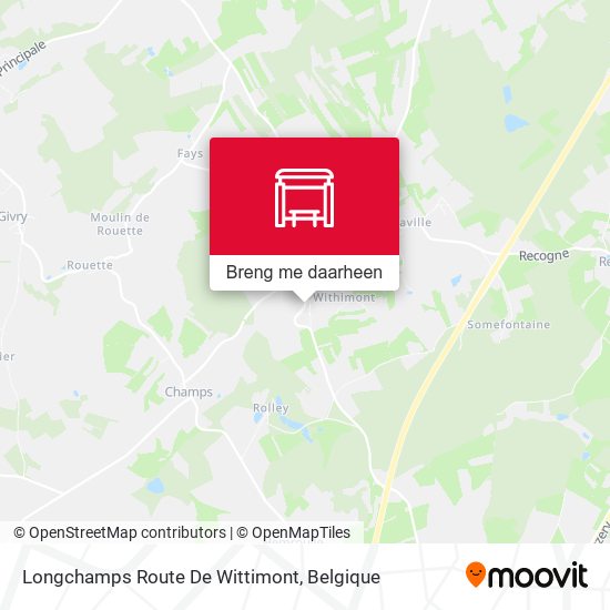Longchamps Route De Wittimont kaart