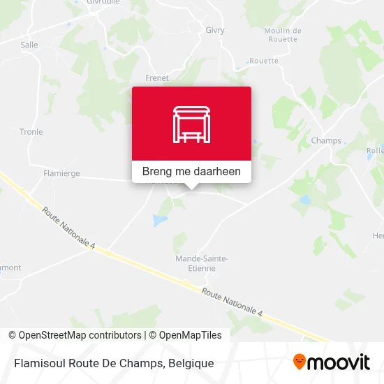 Flamisoul Route De Champs kaart