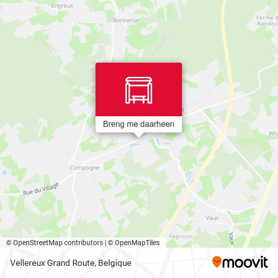 Vellereux Grand Route kaart