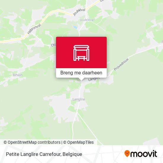 Petite Langlire Carrefour kaart