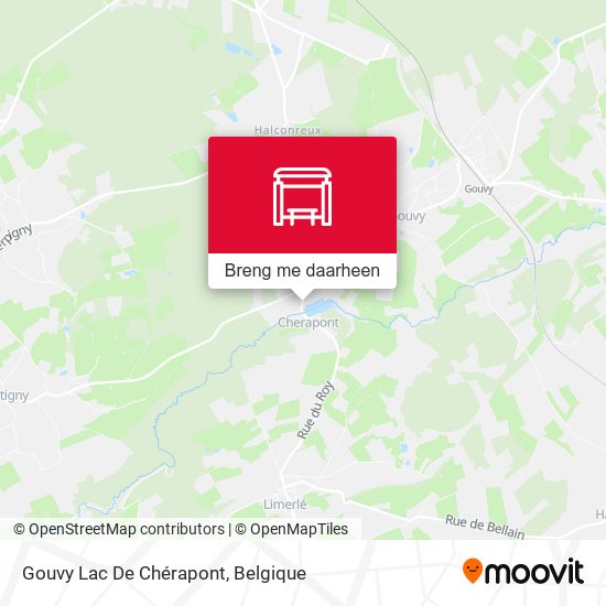 Gouvy Lac De Chérapont kaart