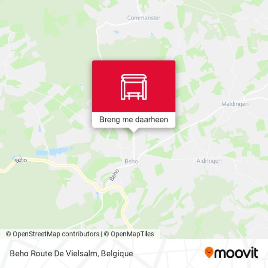 Beho Route De Vielsalm kaart