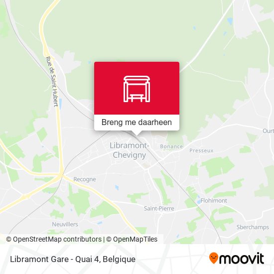 Libramont Gare - Quai 4 kaart