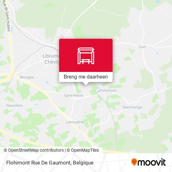 Flohimont Rue De Gaumont kaart